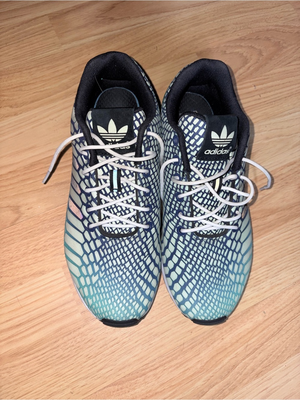 adidas Zx Flux Xeno mint Glow in the dark  Sneakers 6.5 men’s women’s 8